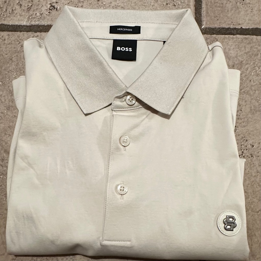 Hugo Boss polo dress shirt xl